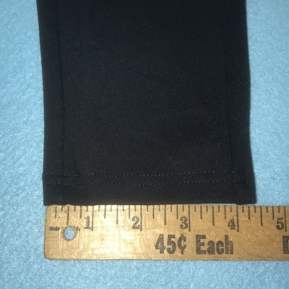 ZARA BASIC COLLECTION Black Moto Zipper details pull on skinny size M - Picture 12 of 12